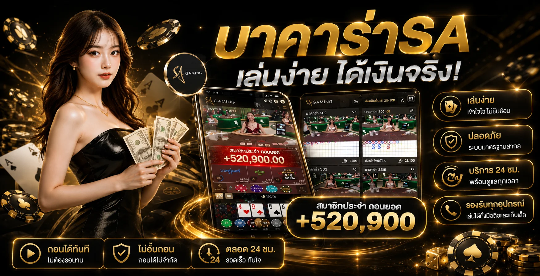 ระบบฝากถอนออโต้ kingofwinner วอเลท ธนาคาร ไม่มีขั้นต่ำ